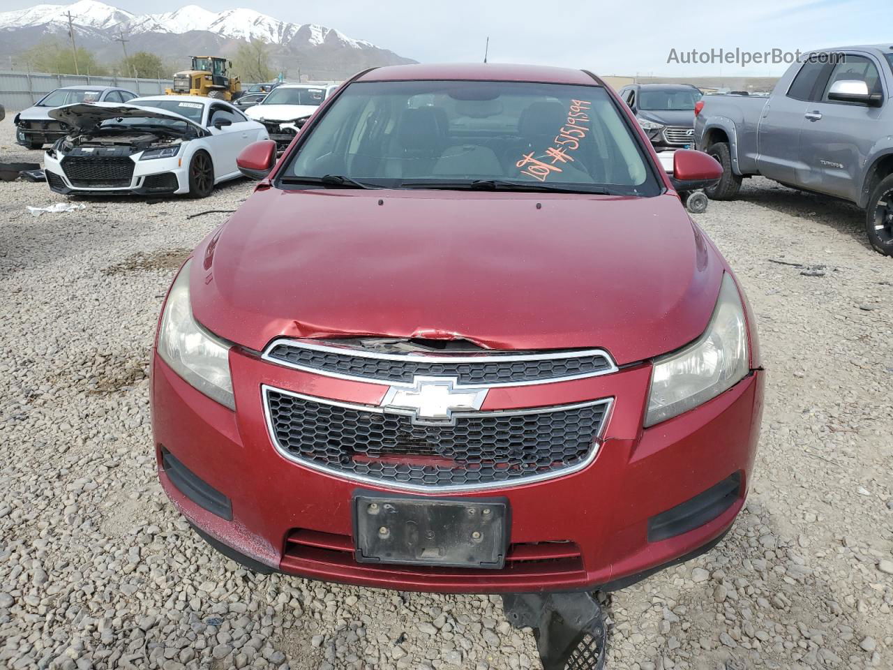 2013 Chevrolet Cruze Lt Красный vin: 1G1PE5SB5D7127988