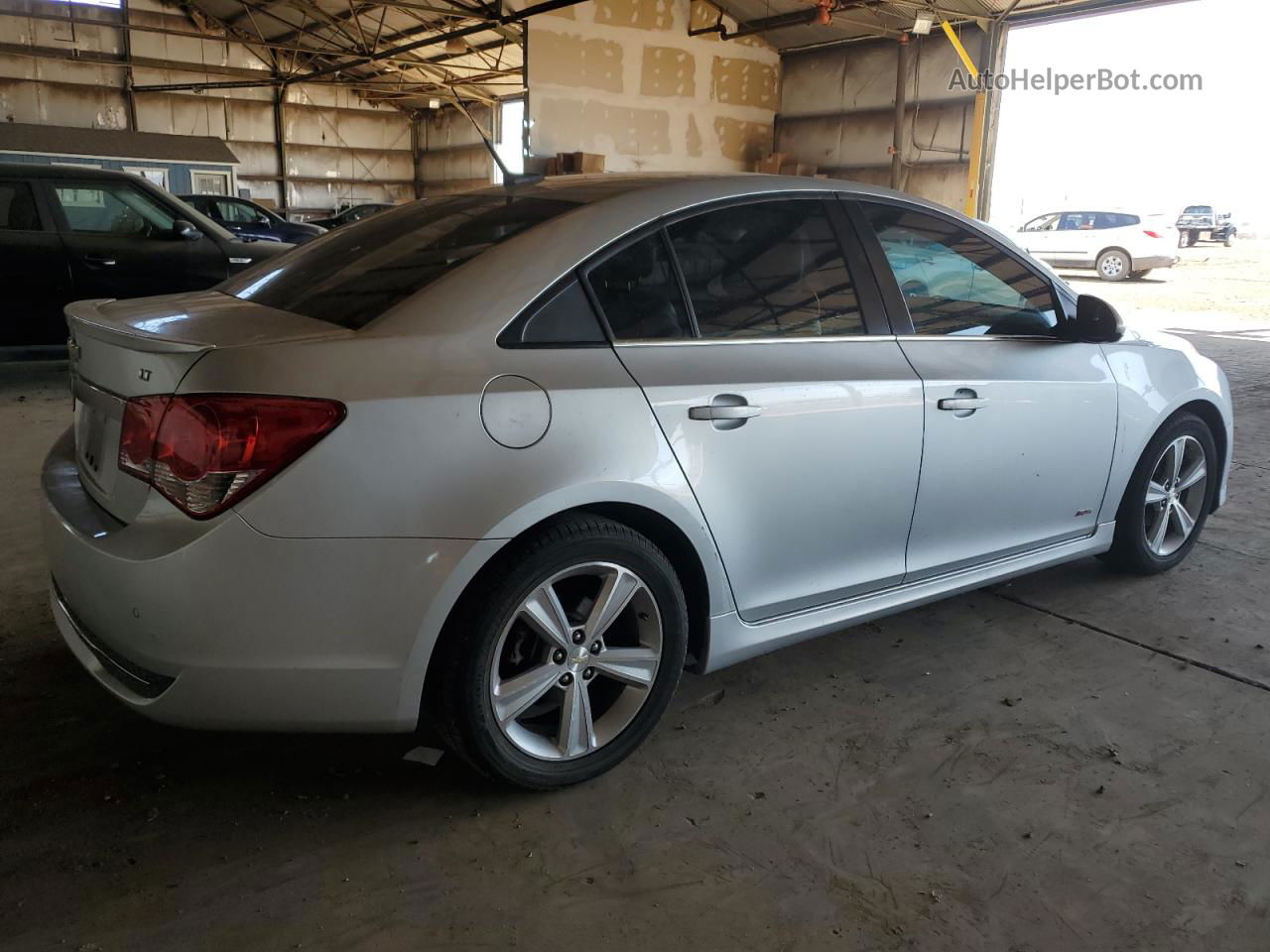 2014 Chevrolet Cruze Lt Silver vin: 1G1PE5SB5E7212573