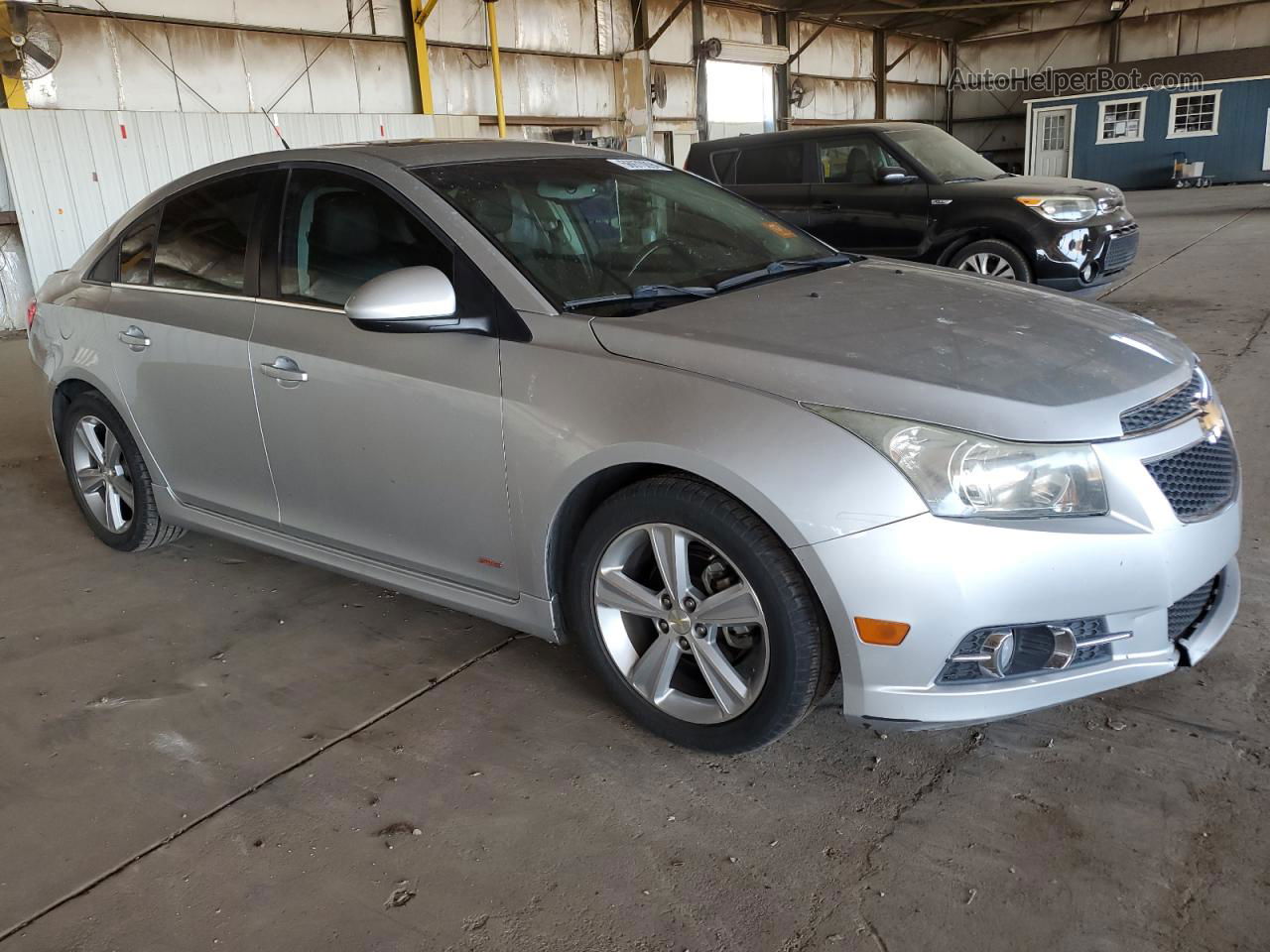 2014 Chevrolet Cruze Lt Silver vin: 1G1PE5SB5E7212573