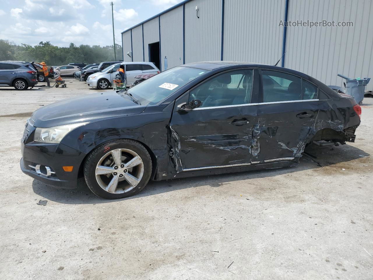 2014 Chevrolet Cruze Lt Black vin: 1G1PE5SB5E7222066