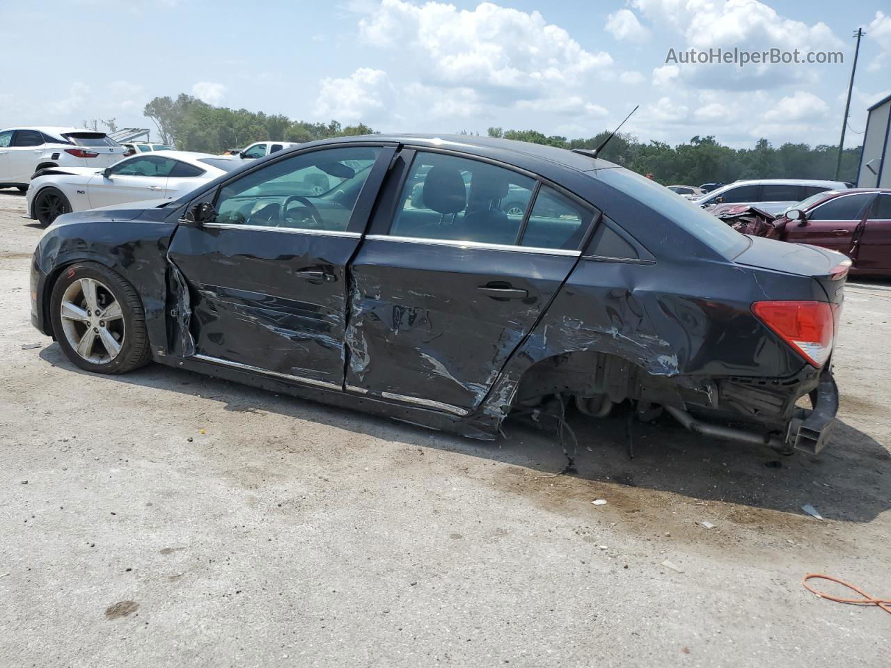 2014 Chevrolet Cruze Lt Black vin: 1G1PE5SB5E7222066