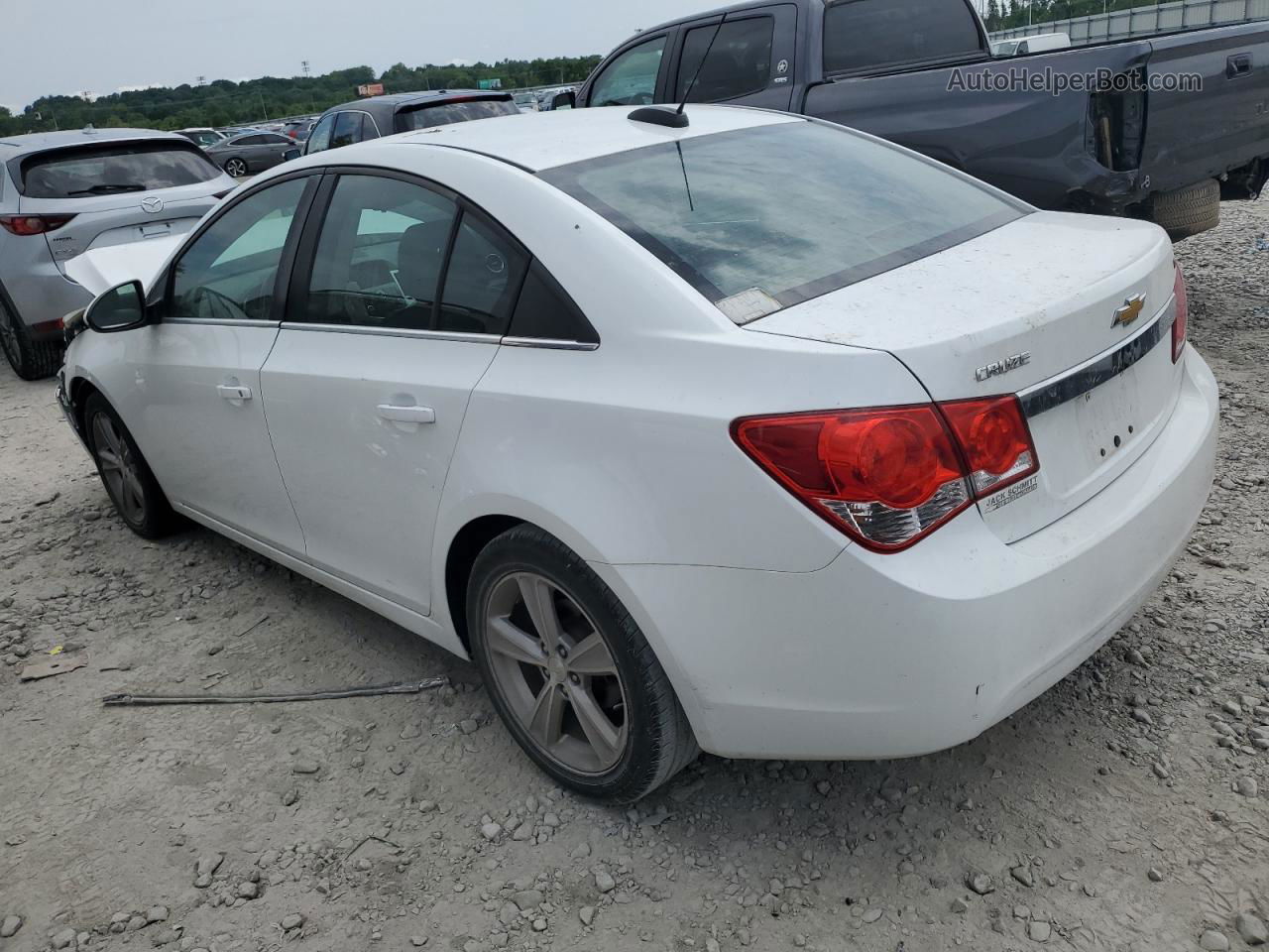 2015 Chevrolet Cruze Lt White vin: 1G1PE5SB5F7145619