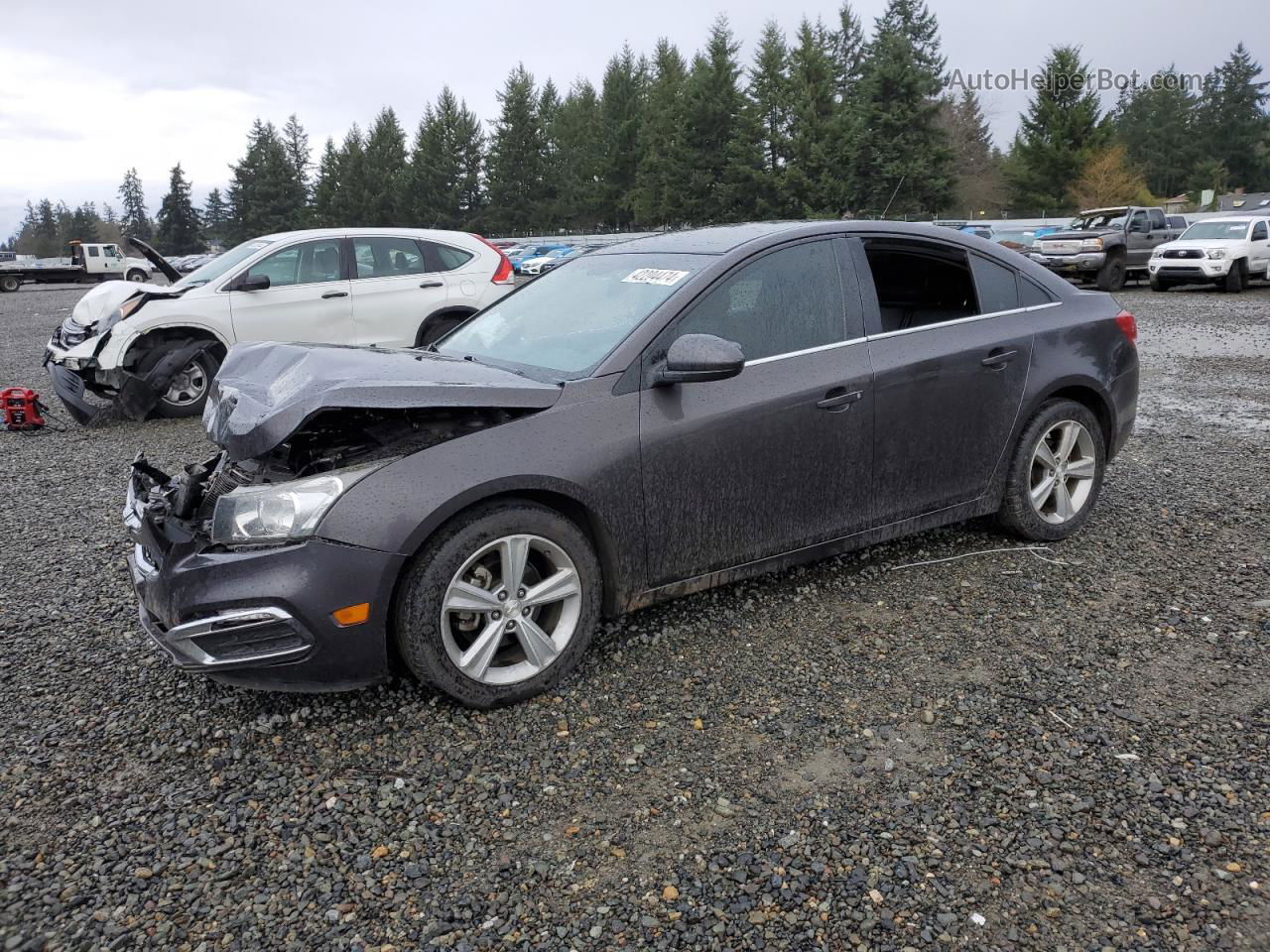 2015 Chevrolet Cruze Lt Black vin: 1G1PE5SB5F7172710