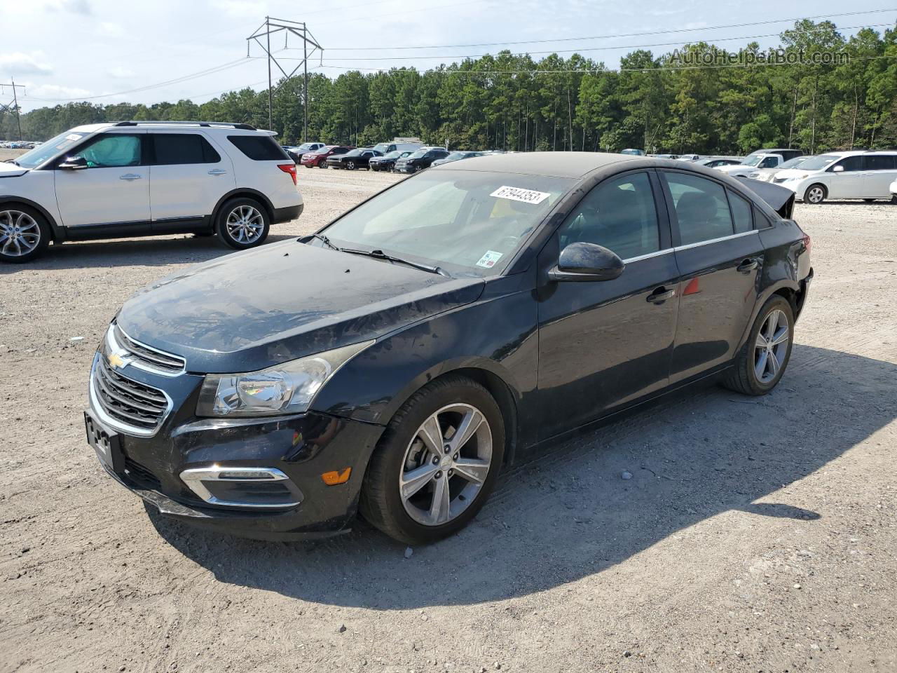 2015 Chevrolet Cruze Lt Black vin: 1G1PE5SB5F7196456