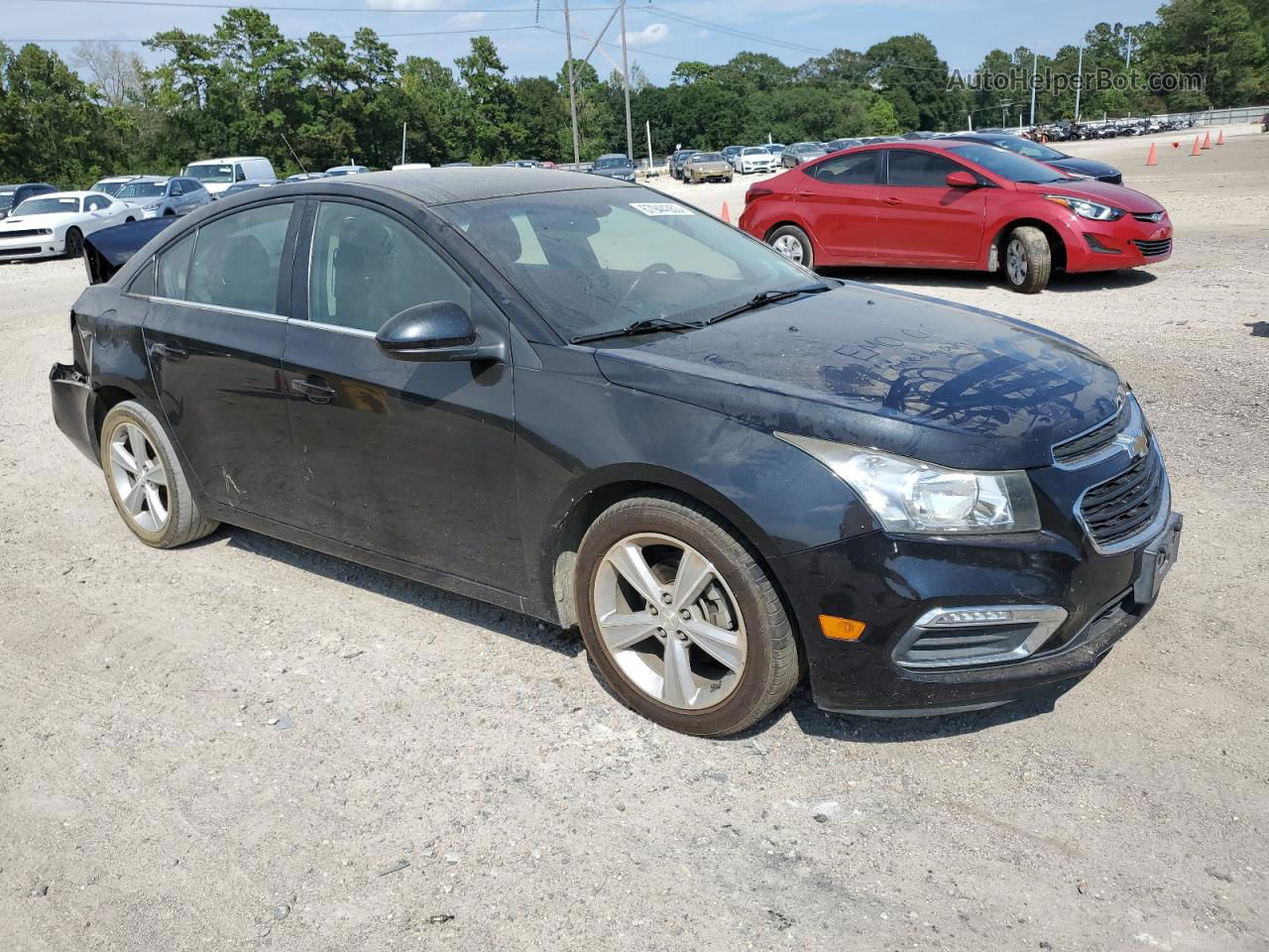 2015 Chevrolet Cruze Lt Black vin: 1G1PE5SB5F7196456