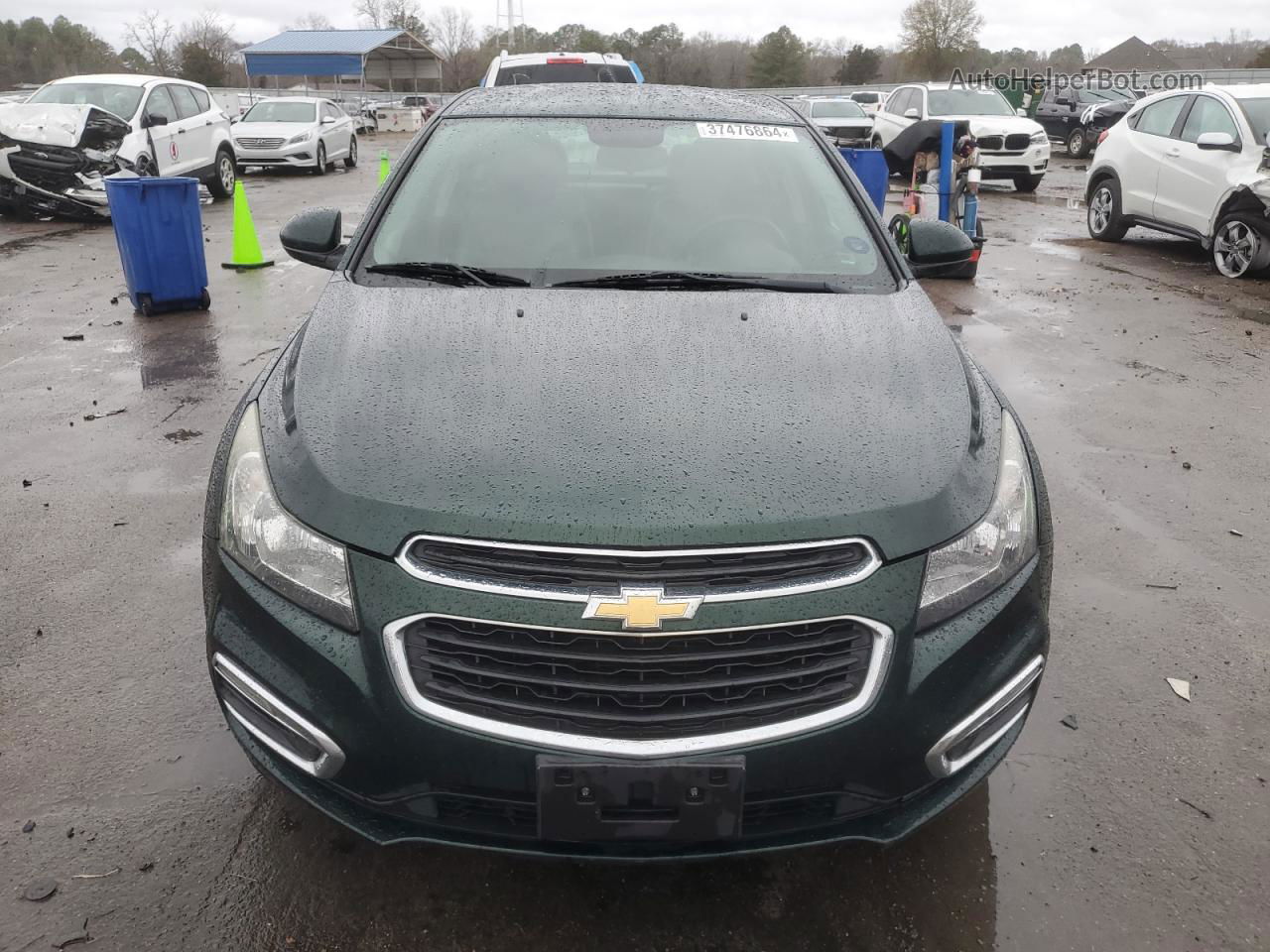 2015 Chevrolet Cruze Lt Зеленый vin: 1G1PE5SB5F7230623