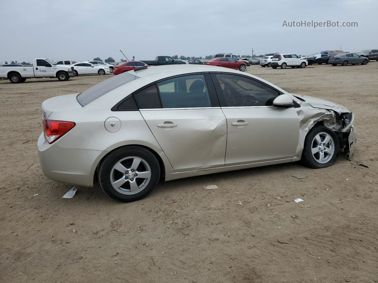 2016 Chevrolet Cruze Limited Lt Beige vin: 1G1PE5SB5G7101508