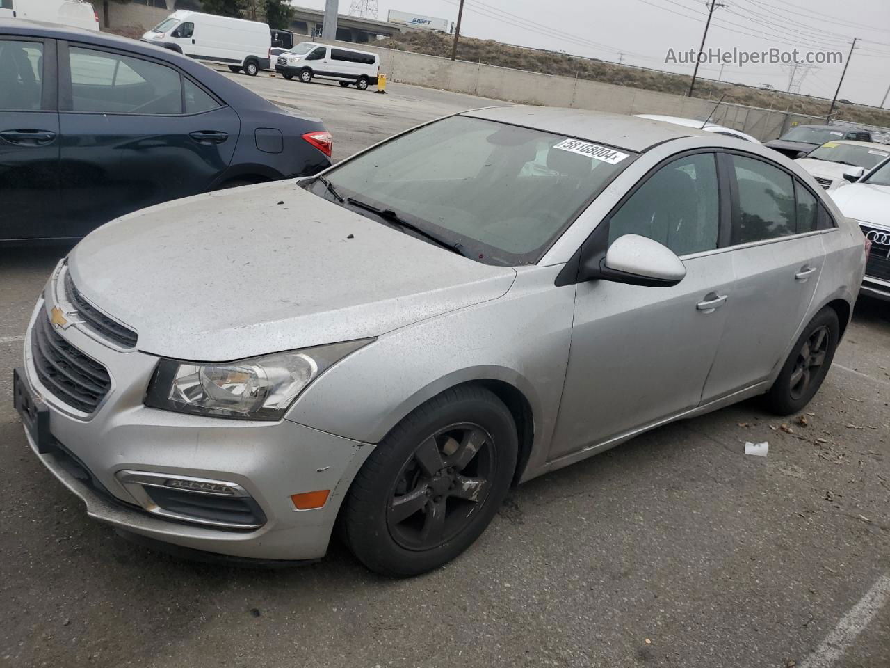 2016 Chevrolet Cruze Limited Lt Silver vin: 1G1PE5SB5G7103114