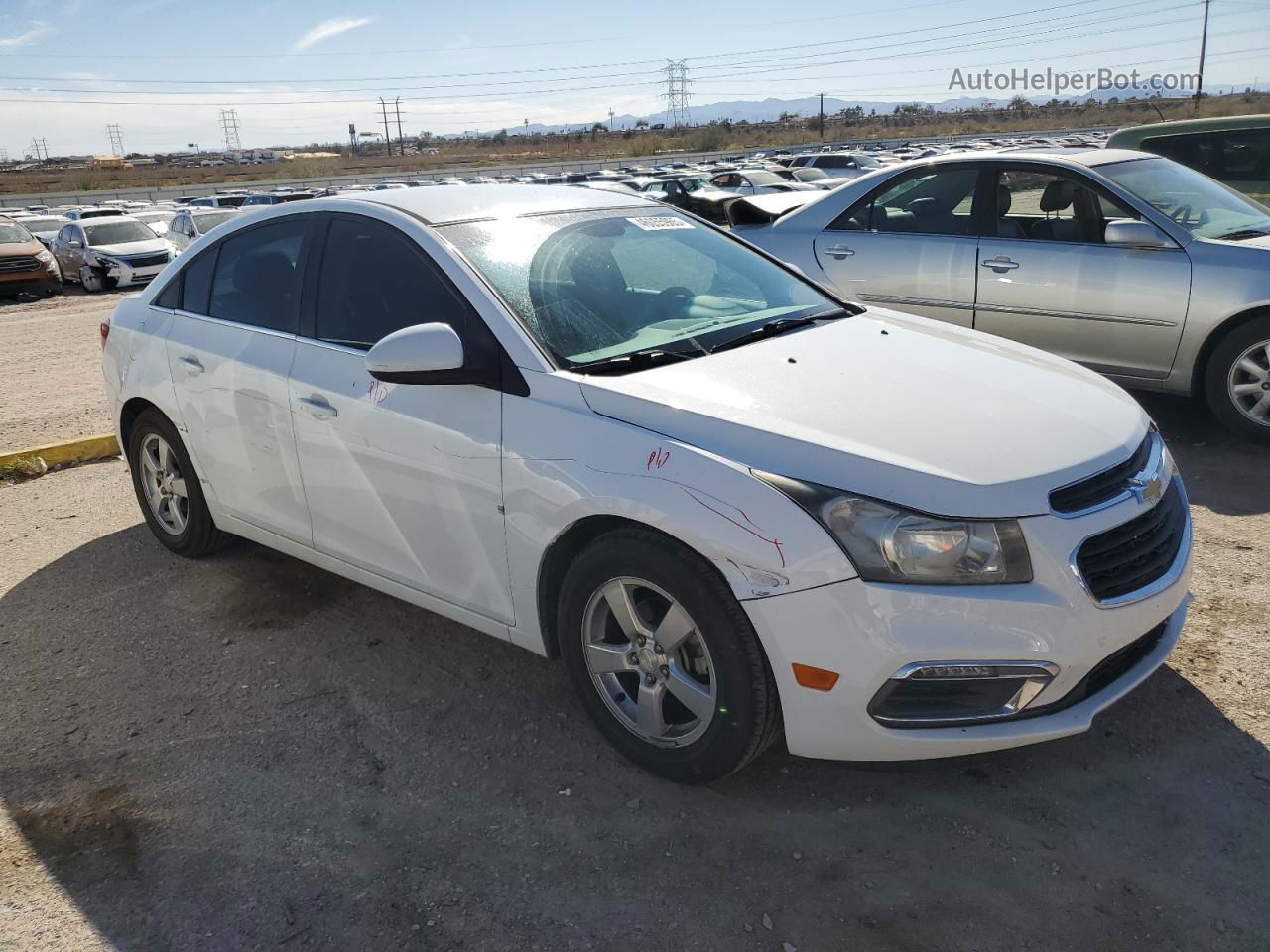 2016 Chevrolet Cruze Limited Lt White vin: 1G1PE5SB5G7115327