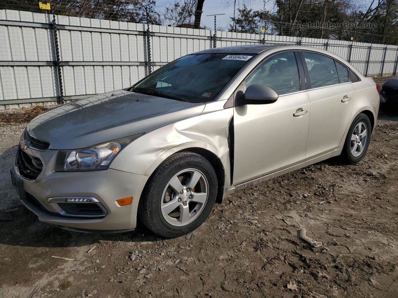 2016 Chevrolet Cruze Limited Lt Gray vin: 1G1PE5SB5G7127719