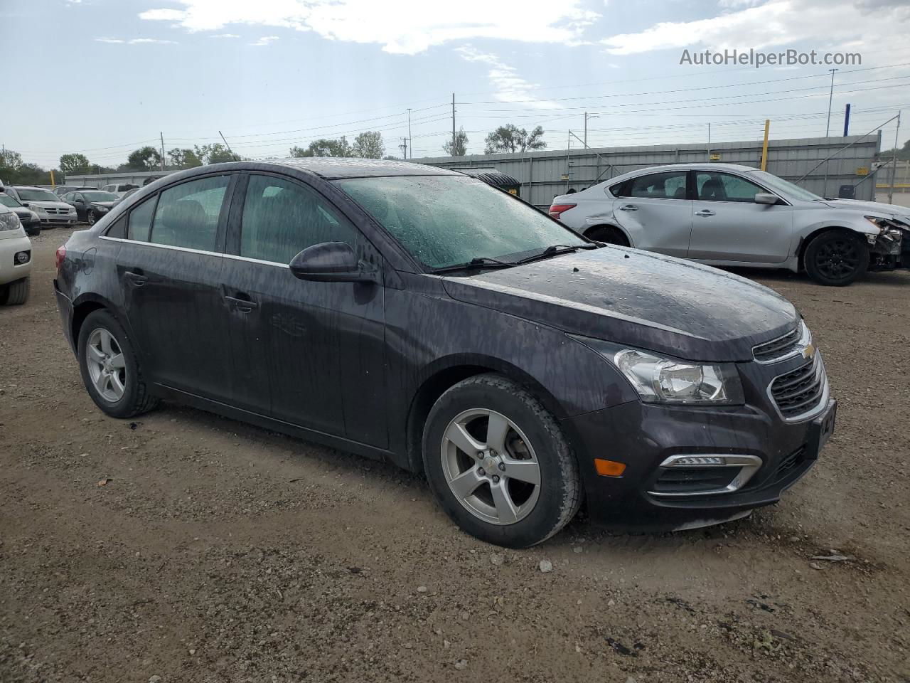 2016 Chevrolet Cruze Limited Lt Серый vin: 1G1PE5SB5G7150109