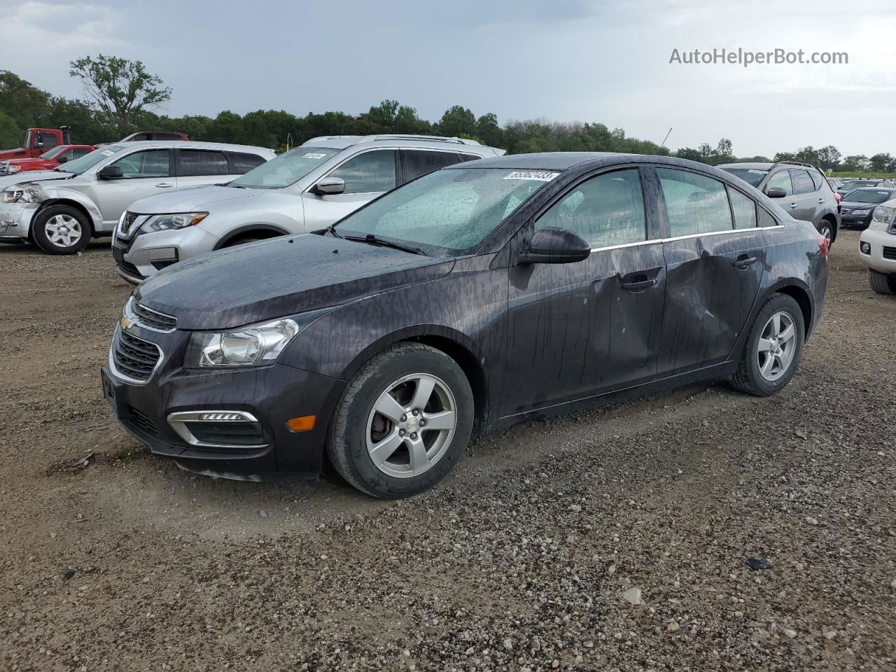 2016 Chevrolet Cruze Limited Lt Серый vin: 1G1PE5SB5G7150109