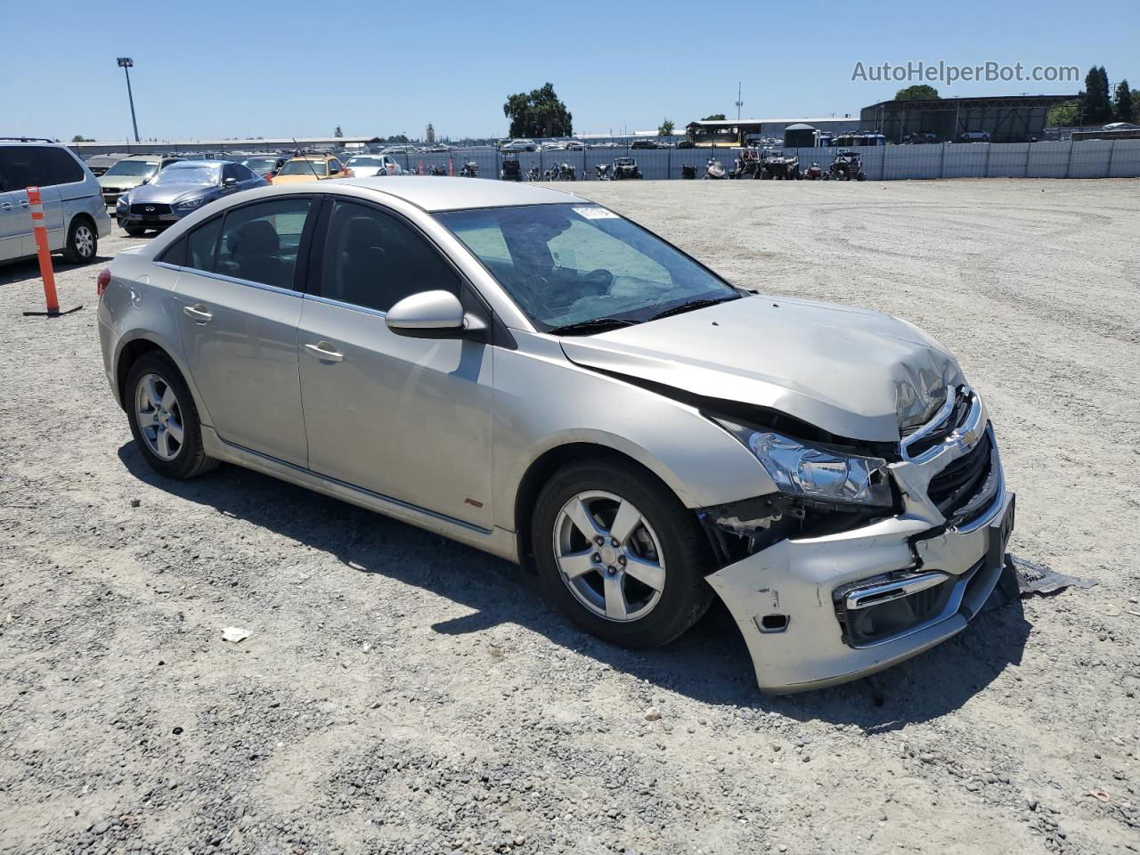 2016 Chevrolet Cruze Limited Lt Бежевый vin: 1G1PE5SB5G7208476