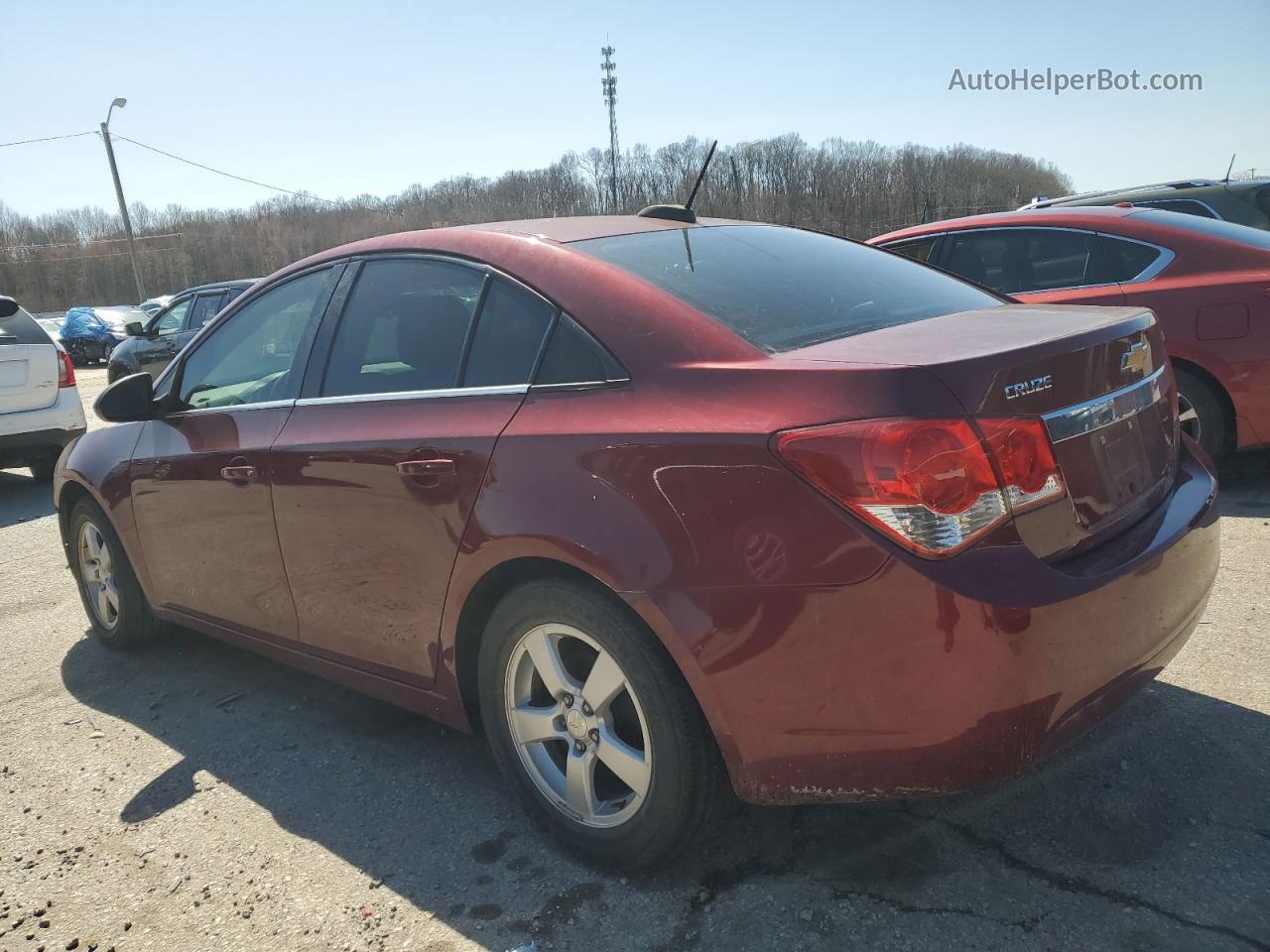 2016 Chevrolet Cruze Limited Lt Burgundy vin: 1G1PE5SB5G7217520