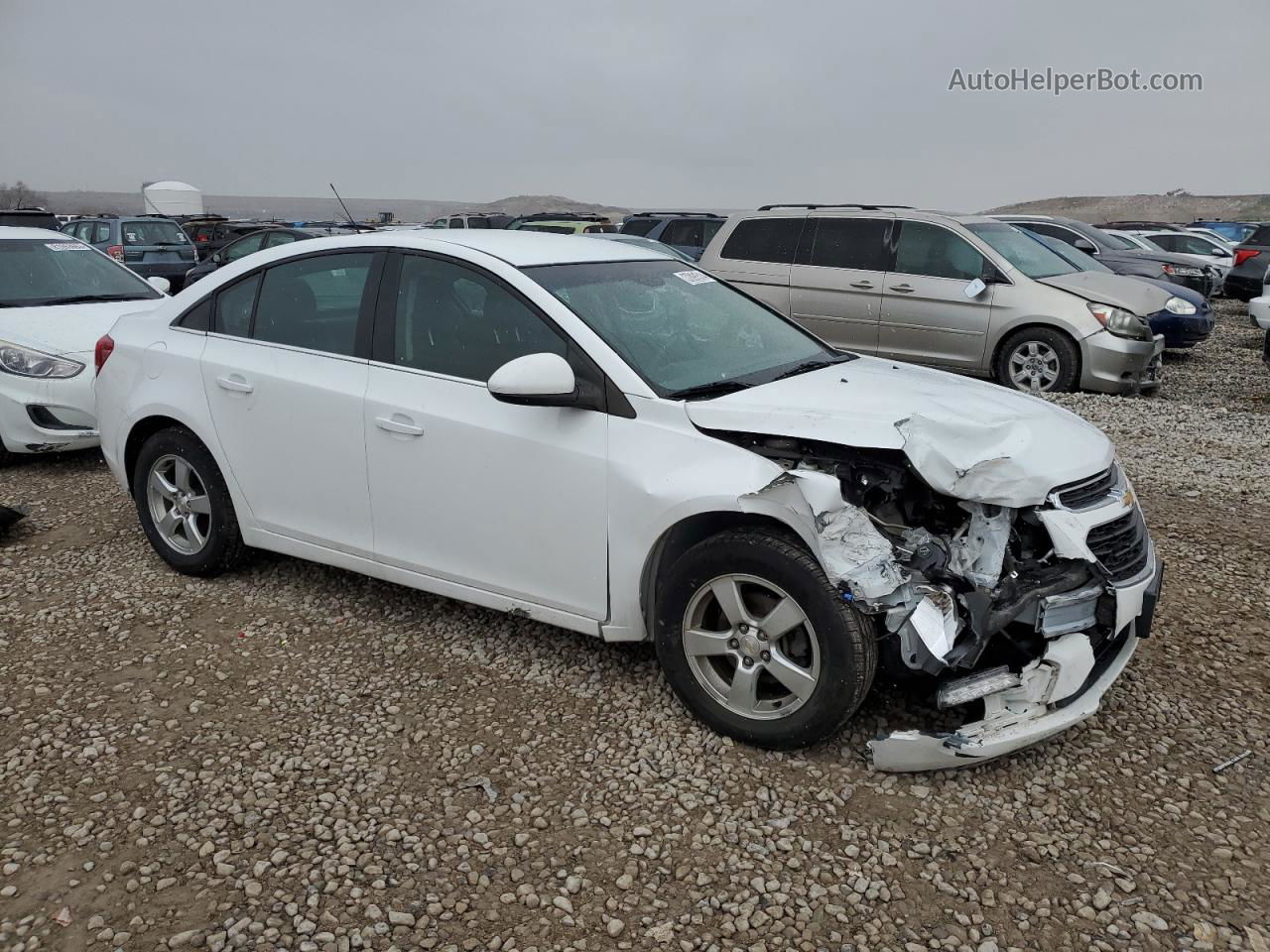 2016 Chevrolet Cruze Limited Lt White vin: 1G1PE5SB5G7229893