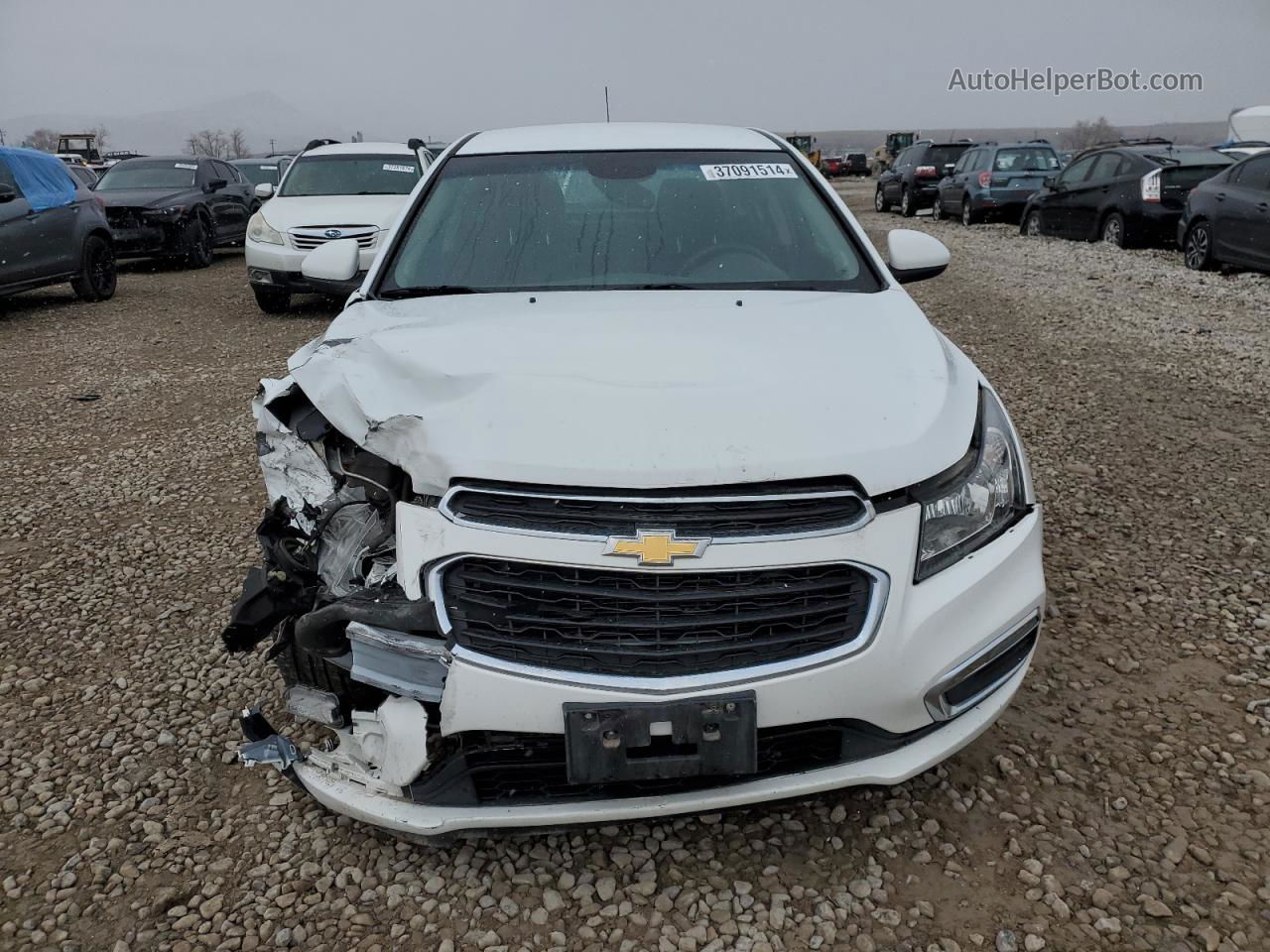 2016 Chevrolet Cruze Limited Lt White vin: 1G1PE5SB5G7229893