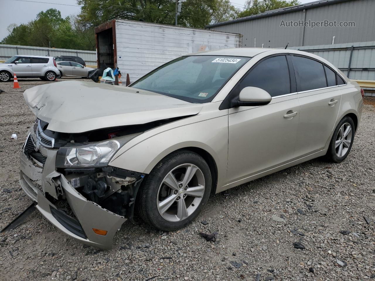 2013 Chevrolet Cruze Lt Tan vin: 1G1PE5SB6D7128678