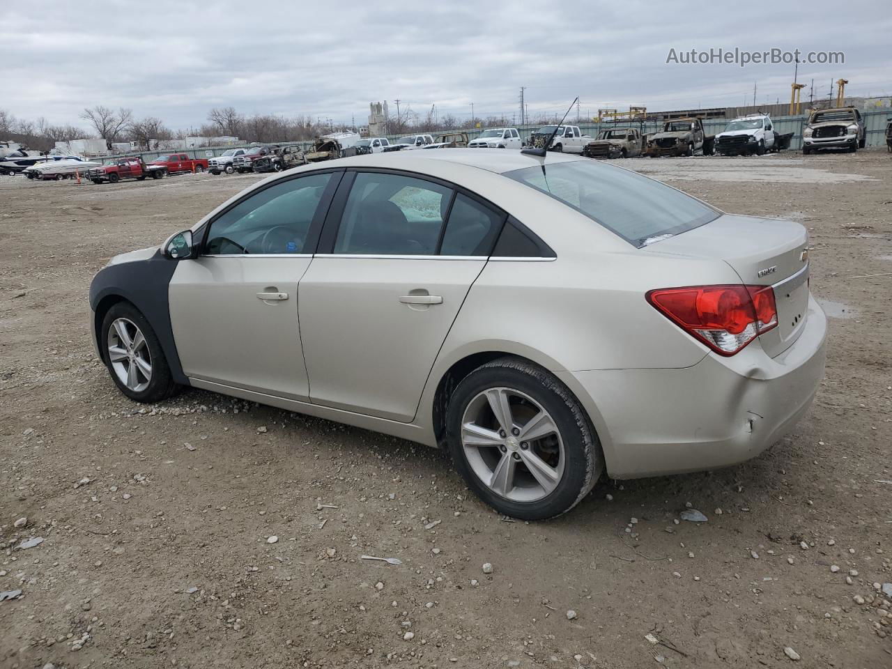 2013 Chevrolet Cruze Lt Beige vin: 1G1PE5SB6D7320005