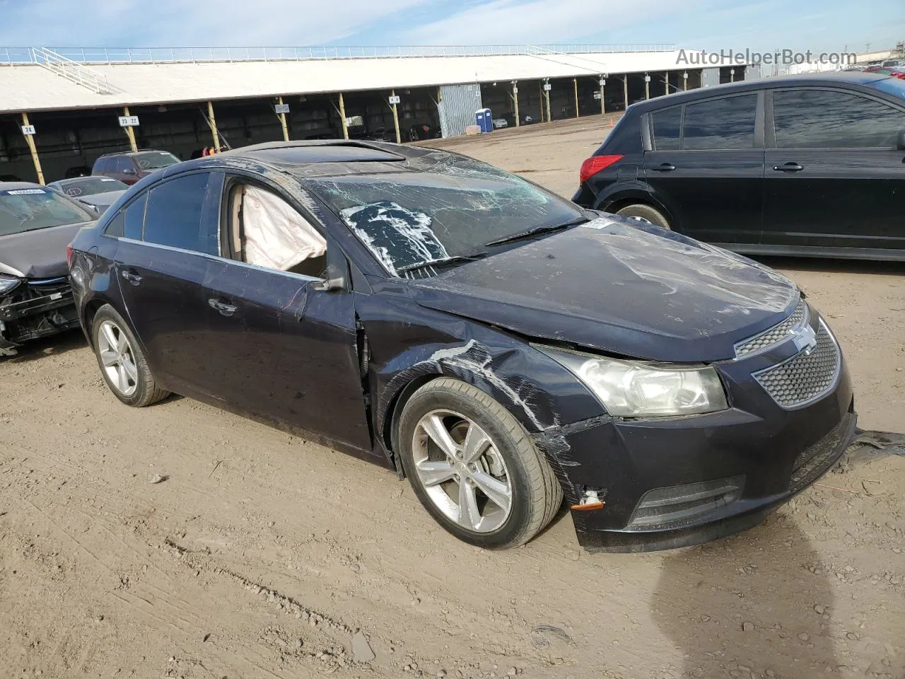 2014 Chevrolet Cruze Lt Black vin: 1G1PE5SB6E7132117