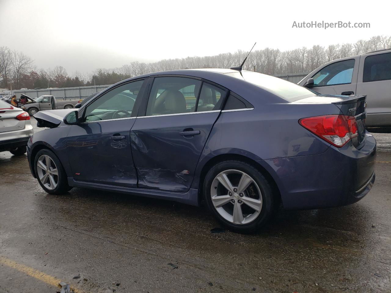 2014 Chevrolet Cruze Lt Blue vin: 1G1PE5SB6E7232038