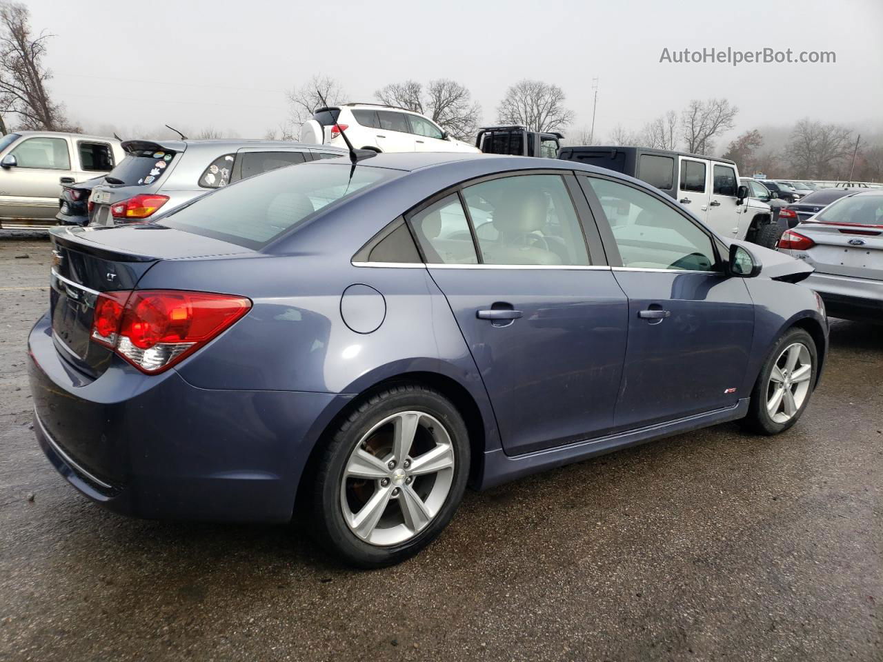 2014 Chevrolet Cruze Lt Blue vin: 1G1PE5SB6E7232038