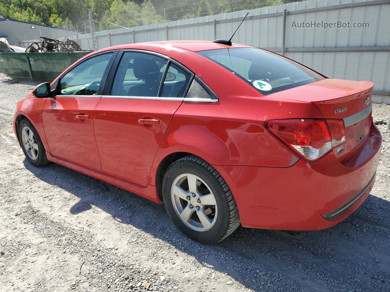 2015 Chevrolet Cruze Lt Red vin: 1G1PE5SB6F7121572