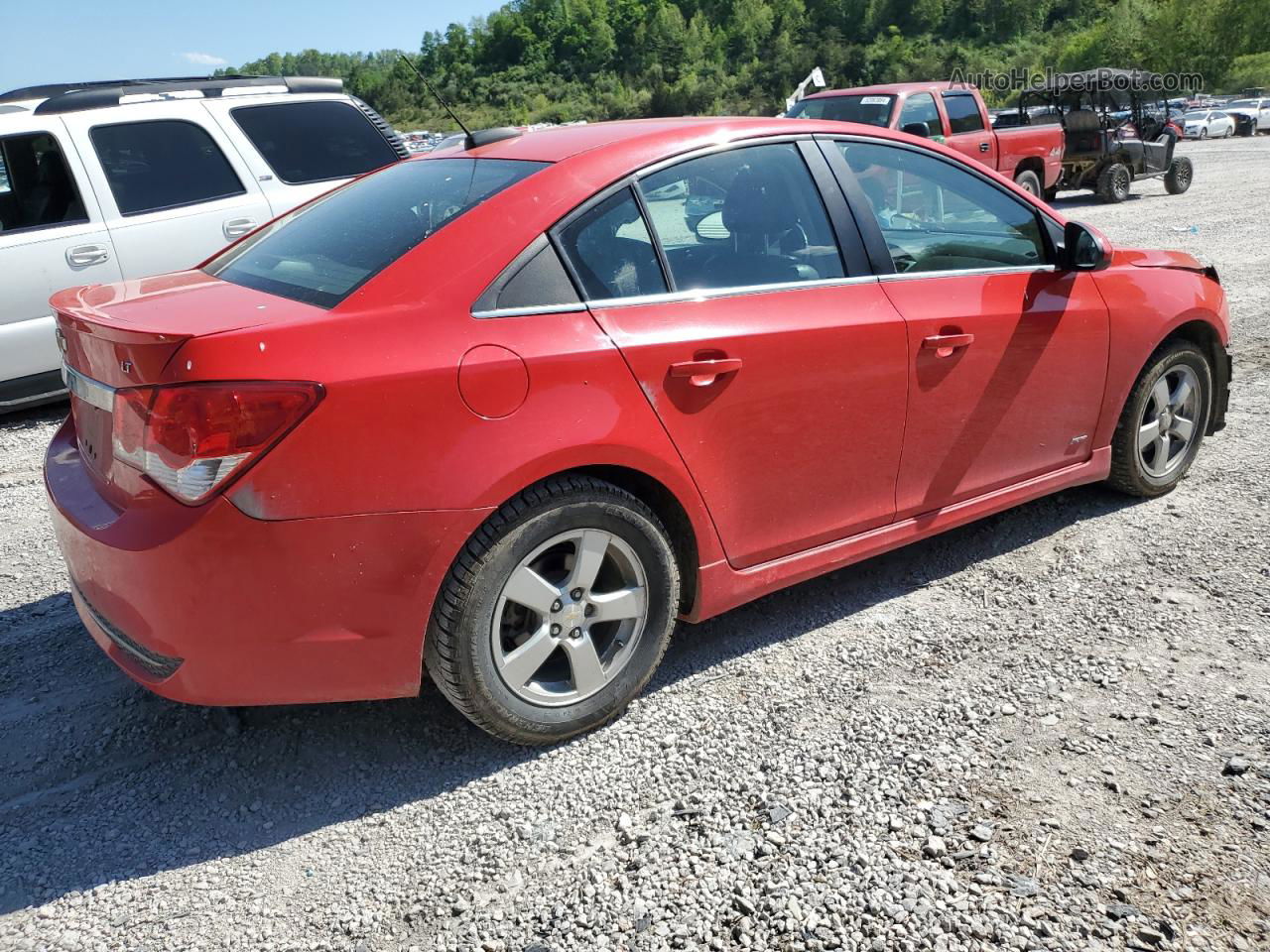 2015 Chevrolet Cruze Lt Red vin: 1G1PE5SB6F7121572