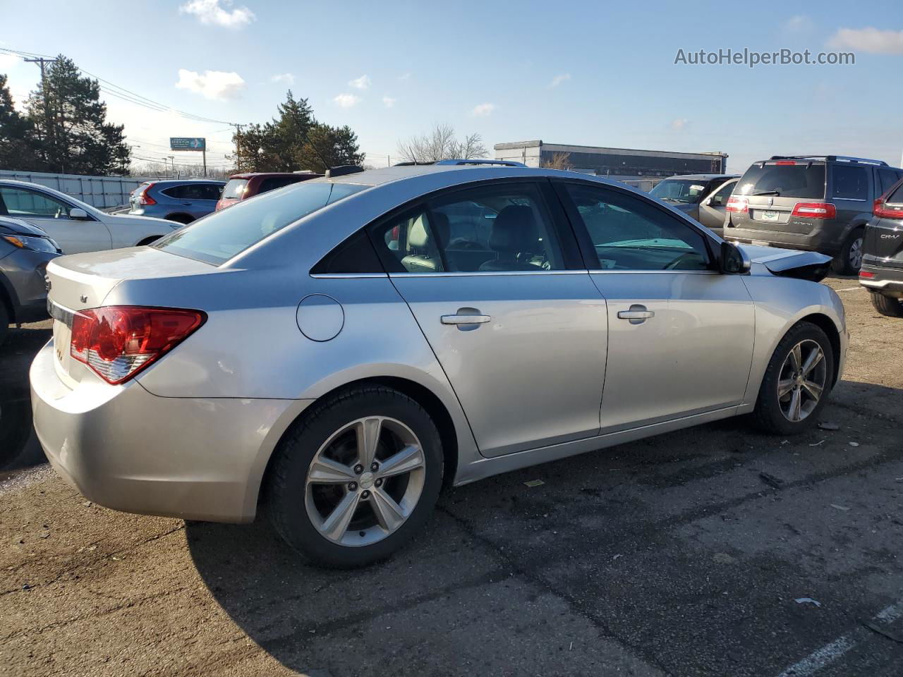 2015 Chevrolet Cruze Lt Silver vin: 1G1PE5SB6F7166897