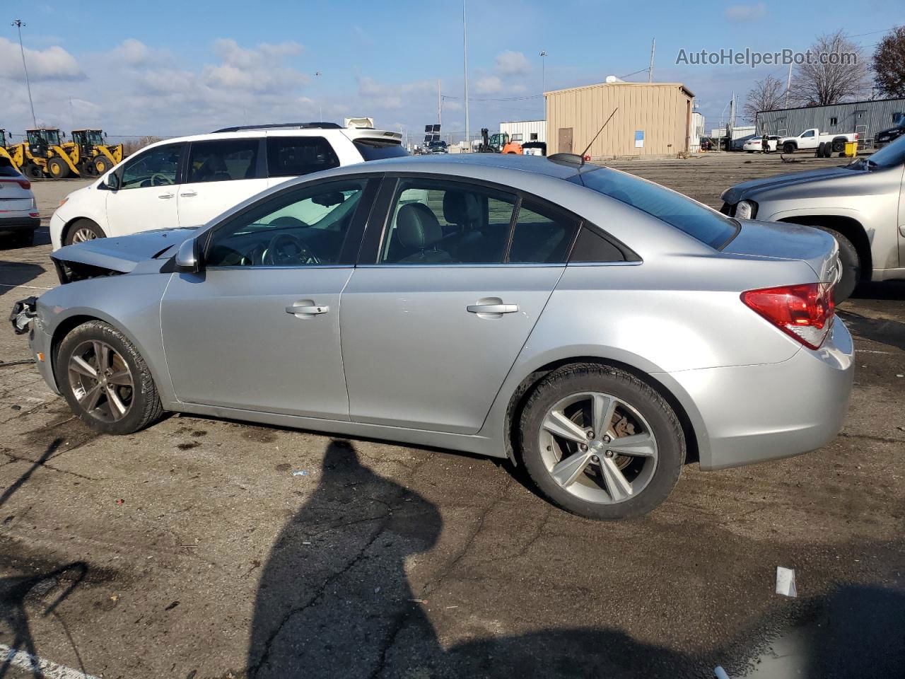 2015 Chevrolet Cruze Lt Silver vin: 1G1PE5SB6F7166897