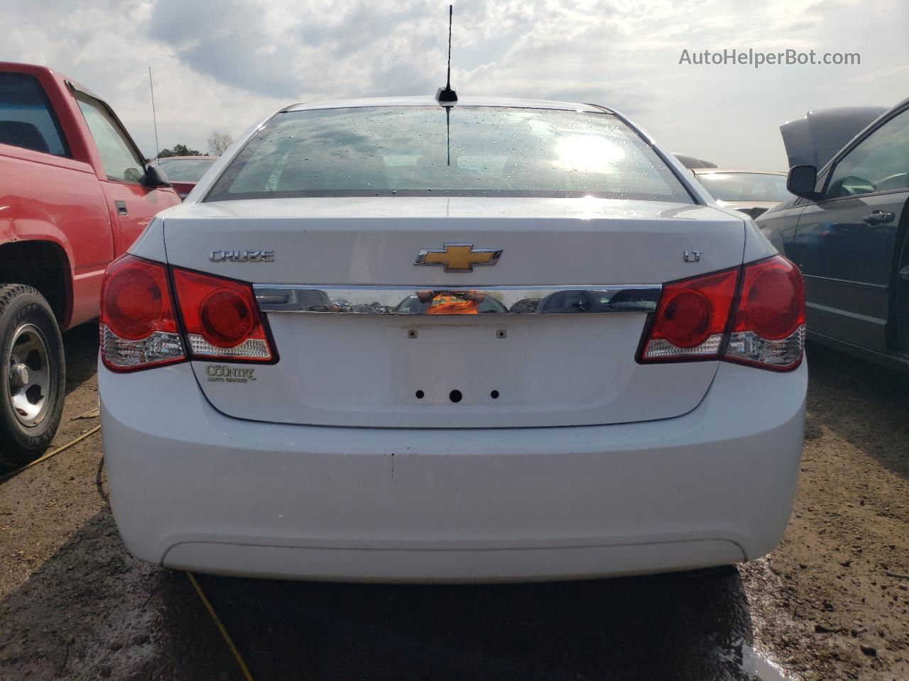 2015 Chevrolet Cruze Lt White vin: 1G1PE5SB6F7189337