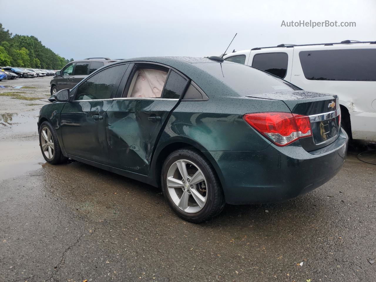 2015 Chevrolet Cruze Lt Green vin: 1G1PE5SB6F7250315