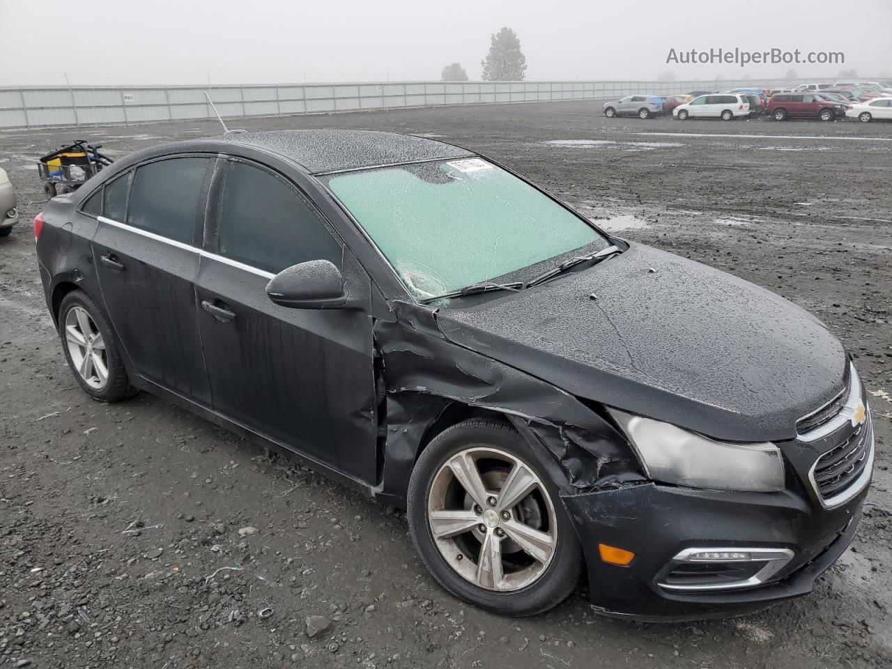 2015 Chevrolet Cruze Lt Black vin: 1G1PE5SB6F7280897