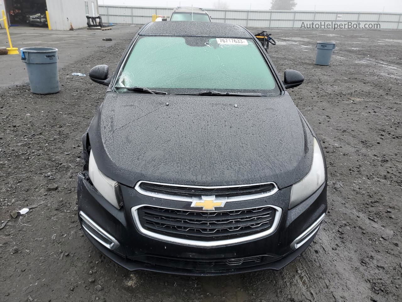 2015 Chevrolet Cruze Lt Black vin: 1G1PE5SB6F7280897