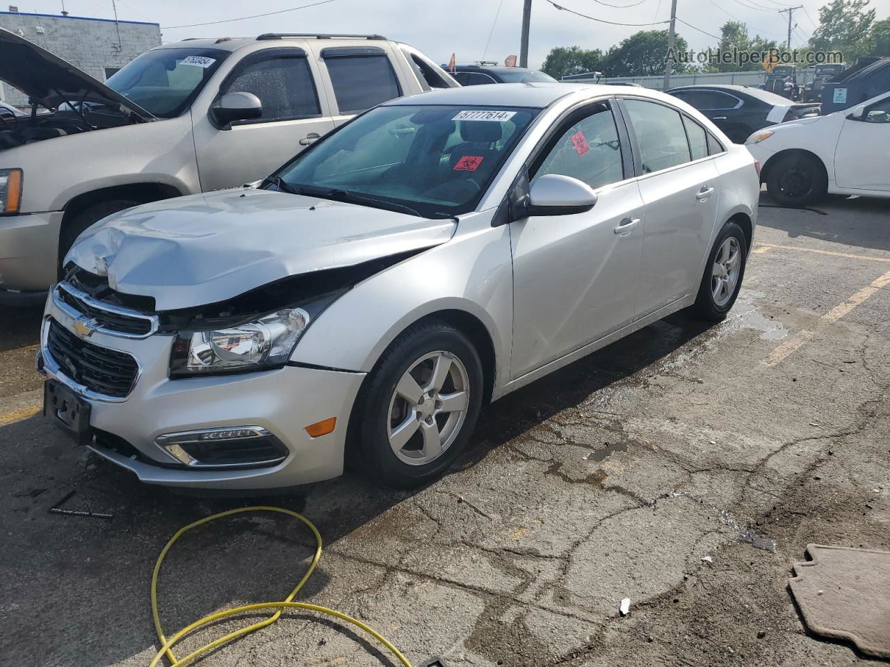 2016 Chevrolet Cruze Limited Lt Silver vin: 1G1PE5SB6G7154816