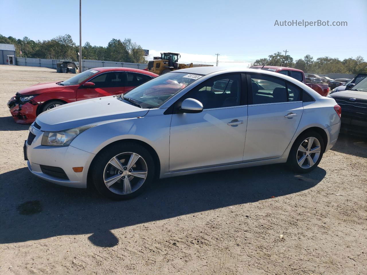 2013 Chevrolet Cruze Lt Silver vin: 1G1PE5SB7D7320336