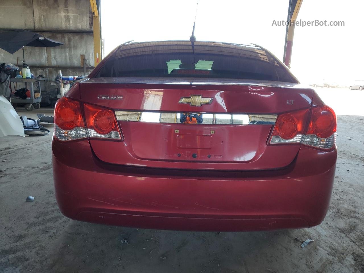 2014 Chevrolet Cruze Lt Red vin: 1G1PE5SB7E7119179
