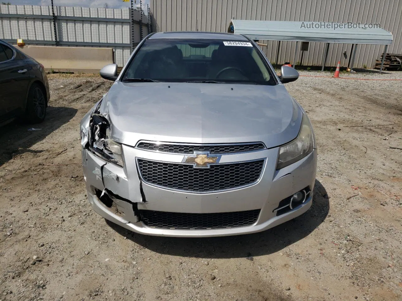 2014 Chevrolet Cruze Lt Silver vin: 1G1PE5SB7E7269325