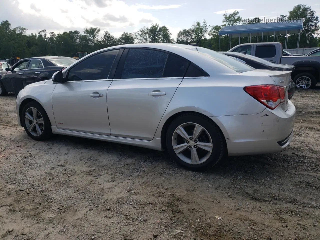 2014 Chevrolet Cruze Lt Silver vin: 1G1PE5SB7E7269325