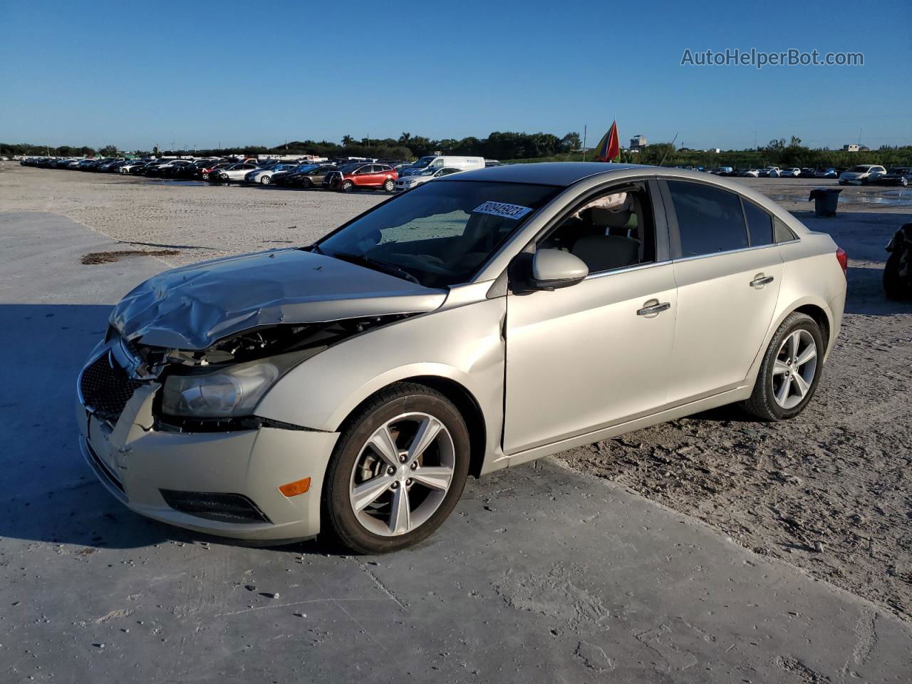 2014 Chevrolet Cruze Lt Silver vin: 1G1PE5SB7E7336313