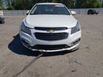 2015 Chevrolet Cruze Lt White vin: 1G1PE5SB7F7258035