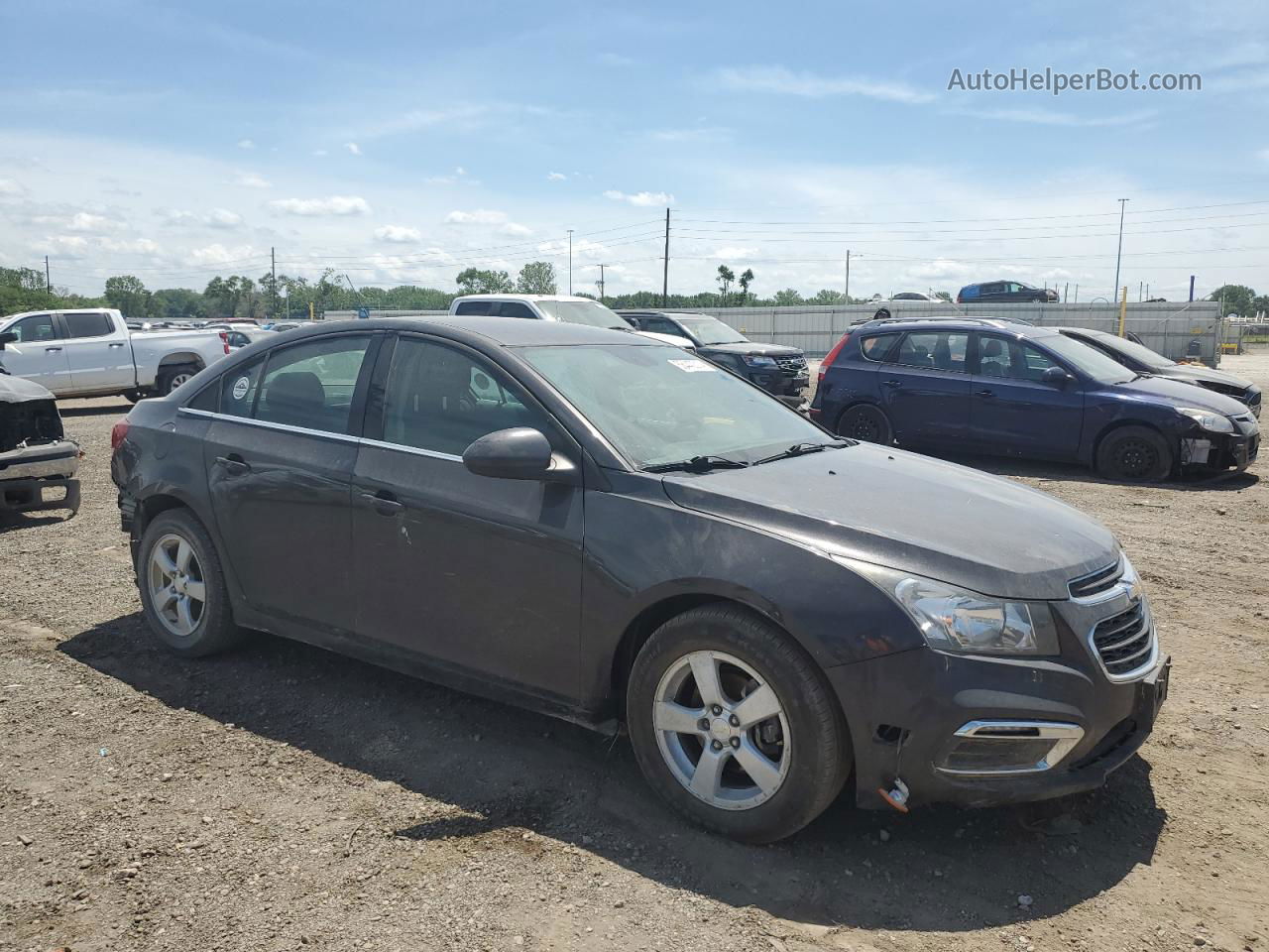 2016 Chevrolet Cruze Limited Lt Gray vin: 1G1PE5SB7G7155991