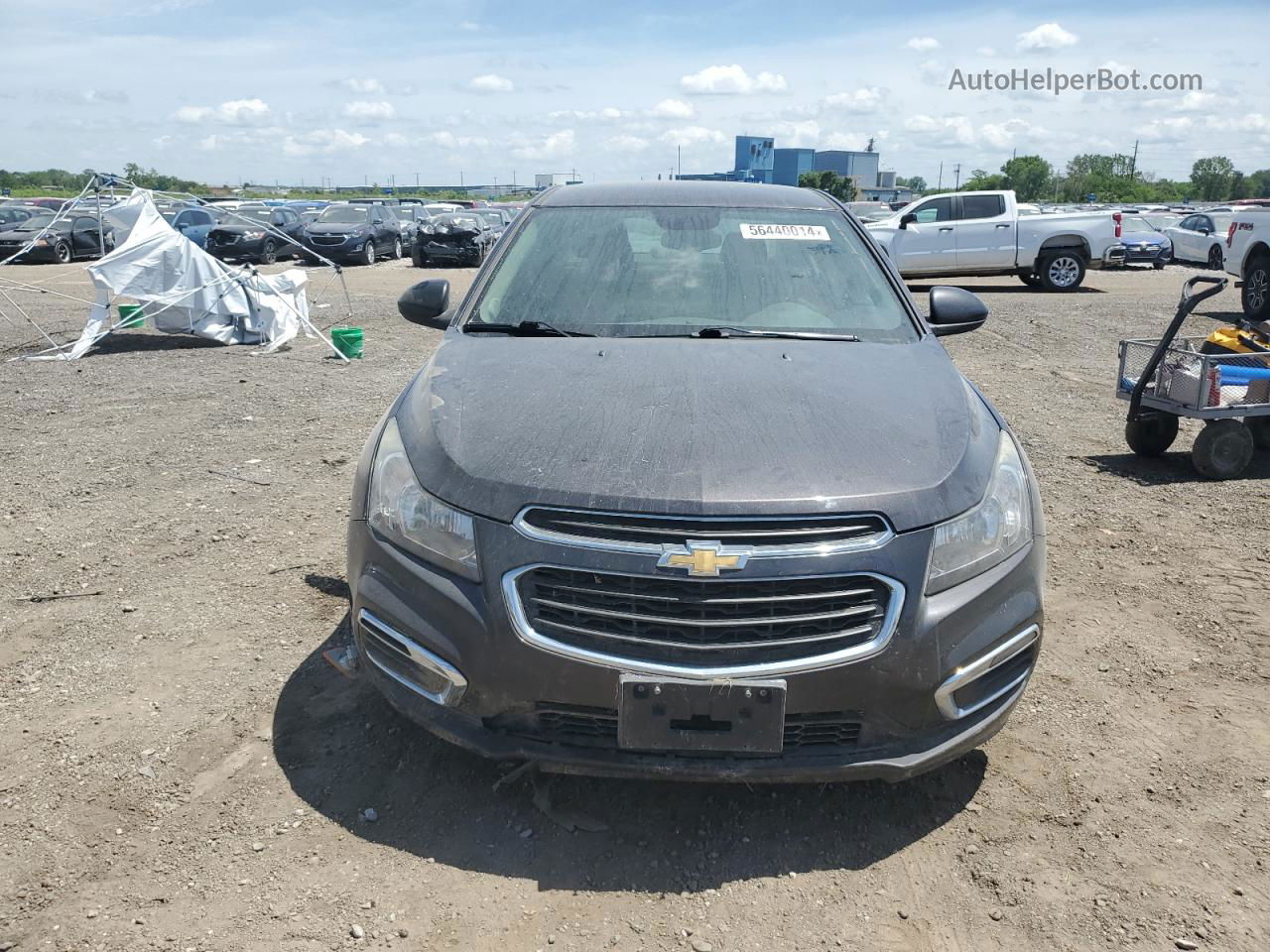 2016 Chevrolet Cruze Limited Lt Gray vin: 1G1PE5SB7G7155991