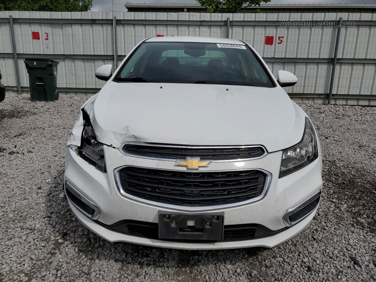 2016 Chevrolet Cruze Limited Lt White vin: 1G1PE5SB7G7157059