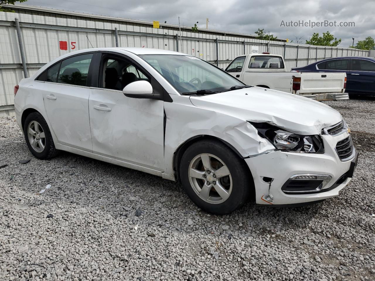 2016 Chevrolet Cruze Limited Lt White vin: 1G1PE5SB7G7157059