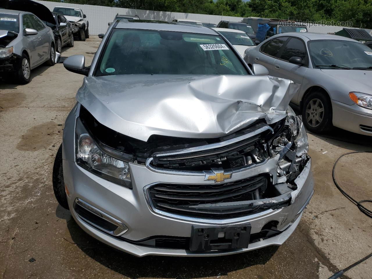2016 Chevrolet Cruze Limited Lt Silver vin: 1G1PE5SB7G7167364