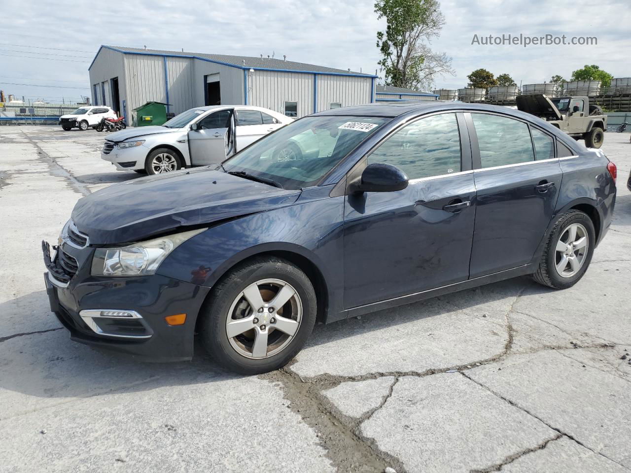 2016 Chevrolet Cruze Limited Lt Blue vin: 1G1PE5SB7G7174315