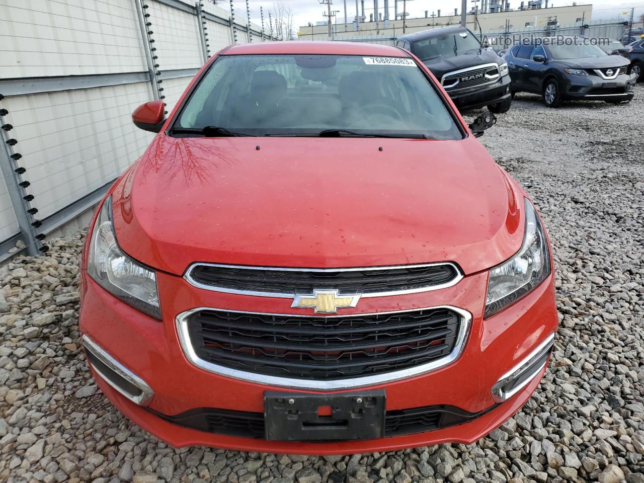 2016 Chevrolet Cruze Limited Lt Red vin: 1G1PE5SB7G7187548