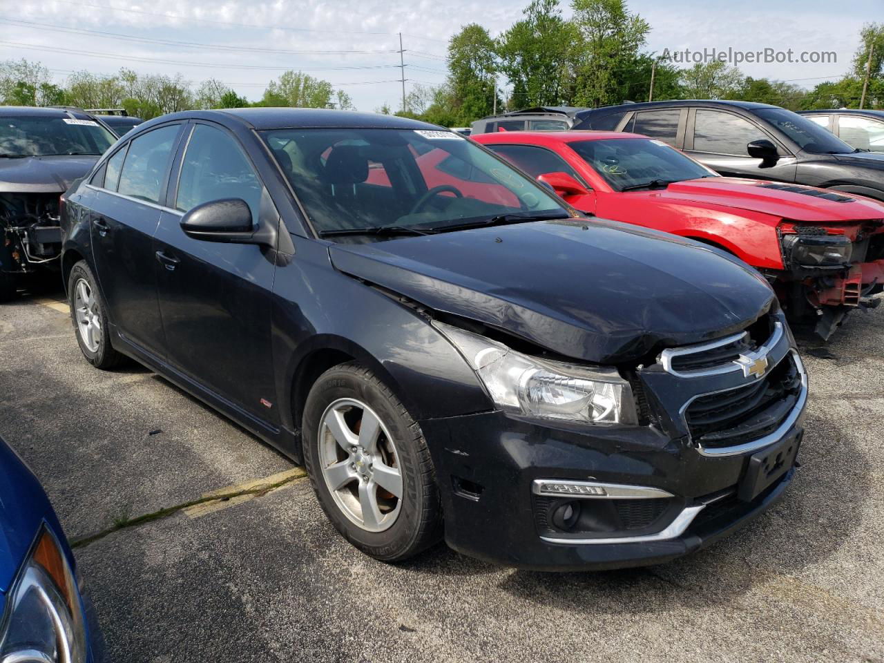 2016 Chevrolet Cruze Limited Lt Gray vin: 1G1PE5SB7G7213565