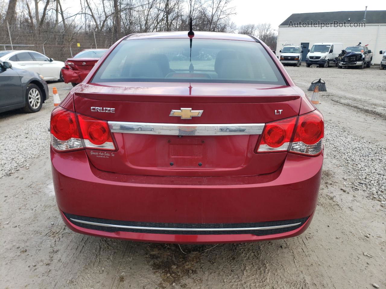 2013 Chevrolet Cruze Lt Бордовый vin: 1G1PE5SB8D7239040