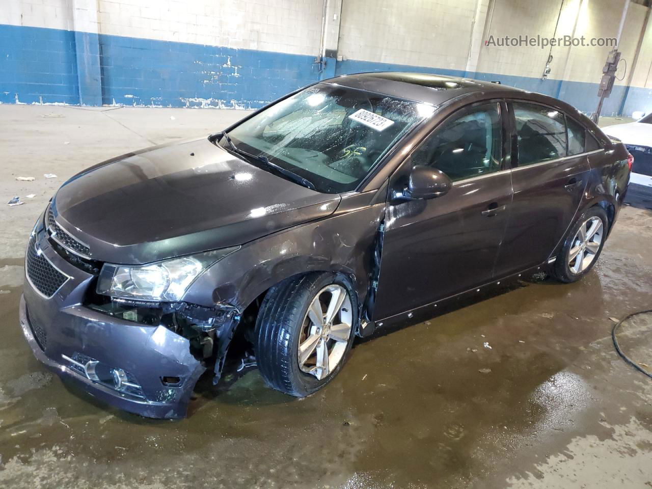 2014 Chevrolet Cruze Lt Gray vin: 1G1PE5SB8E7196711